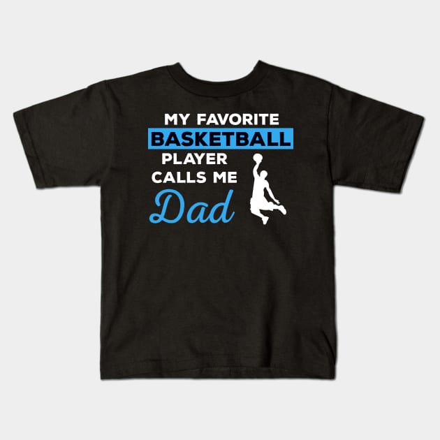 Basketball Dad Kids T-Shirt by mikevdv2001